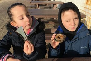 Девочка нашла на пляже топор бронзового века