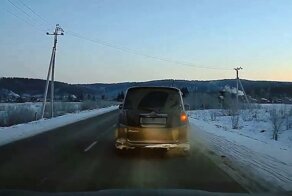 В Иркутской области пьяный водитель благополучно убрался с дороги