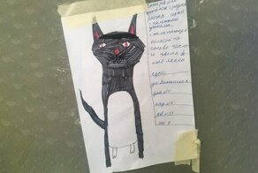 Девочка нарисовала самый милый фоторобот, чтобы найти пропавшего кота