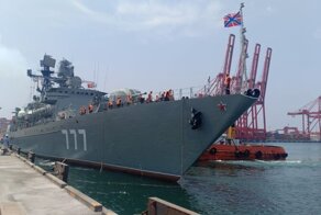 Трубоукладчик «Академик Черский» идет в Европу в сопровождении российских боевых кораблей