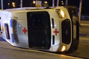 Авария дня. Такси и машина скорой помощи