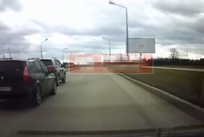 ДТП с переворотом на крышу в Смоленской области