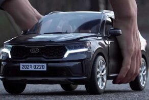 Детализированная копия Kia Sorento напечатанная на 3D-принтере
