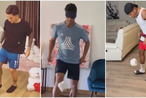 Футболисты из разных стран запустили флешмоб «оставайся дома»