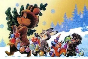 Кто рисовал новогодние открытки в СССР