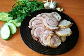 Рулет из пашины. Натуральная и бюджетная замена колбасе!