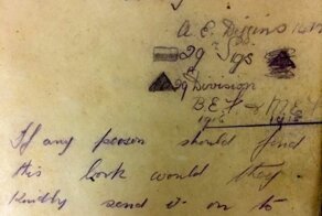 На чердаке был найден дневник солдата Первой мировой войны