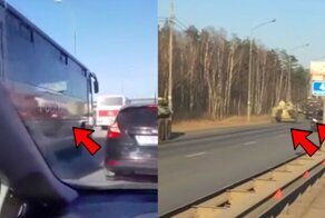 В Москву направились колонны с солдатами и бойцами Росгвардии + бронетехника