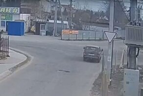 Мотоциклист врезался в ВАЗ