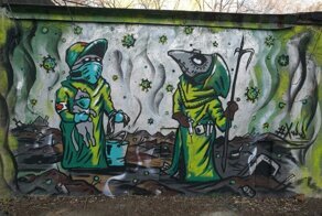 Уличные художники против коронавируса