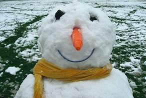 Лепим снеговика (13 фото)