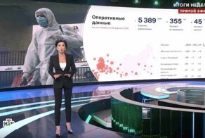 Телеведущая НТВ в прямом эфире заявила о 40000 погибших от COVID в России