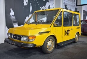 Электрический прототип фургона Saab для служб доставки 1970-х годов