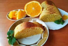 Апельсиновый домашний кекс (экономно и просто)