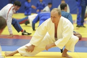 Владимир Путин принял участие в Открытом чемпионате по дзюдо (8 фото)