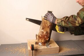 Вешалка в деревенском стиле - дешево и достаточно быстро