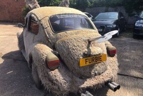 Пушистый Volkswagen Beetle из Великобритании выставили на продажу