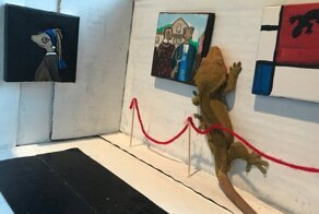 Художественная галерея для геккона