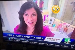 Журналистка из Калифорнии выставила перед телезрителями голого мужа