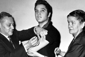 Как это было: Элвис Пресли получает вакцину от полиомиелита в прямом эфире