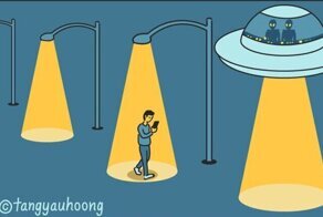 Комиксы с неожиданным финалом от Танг Яу Хунга