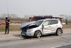 Авария дня. Три автомобиля попали в ДТП под Новосибирском