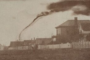Первая в истории фотография торнадо