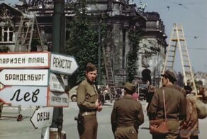 Берлин в июле 1945 года. Цветная кинохроника