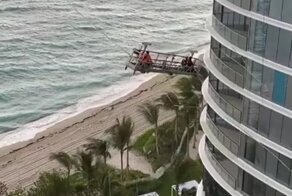 Опасная работа на высоте в ветреную погоду