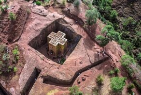 Эфиопская церковь из цельной скалы поражает воображение