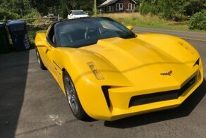 Chevrolet Corvette превратили в футуристический концепт из "Трансформеров"