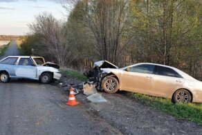Авария дня. Лобовое ДТП в Самарской области