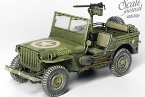 Сборная модель Jeep Willys. Сборка и покраска своими руками