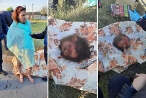 В Харькове голая женщина гуляла с отрезанной головой дочери в пакете