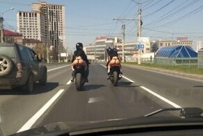 Чебоксары взбудоражили раздетые мотоциклистки: видео