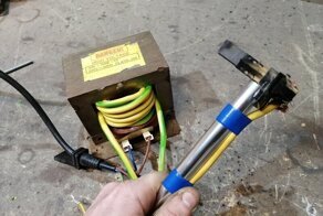 Полезная самоделка! - Сварка для скруток из трансформатора микроволновки