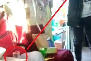 Как налить в стопку водку с расстояния в 1,5 метра: мужик показывает мастер-класс