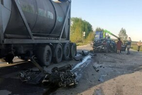 Авария дня. Момент смертельного ДТП в Тульской области