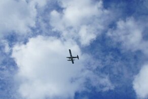 В небе над США неизвестный пилот описал ситуацию в мире двумя русскими словами