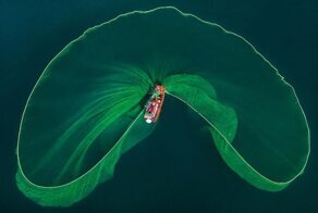 Фантастические узоры из рыболовных сетей и не только от Кхан Фан