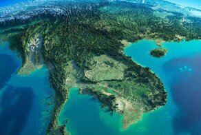 Рельефные 3D модели земли