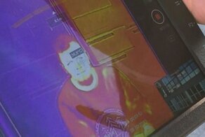 Пилот дрона дистанционно измерил температуру своему другу