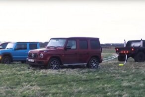 Грандиозный результат! Ветеран Hummer H1 против трех современных внедорожников