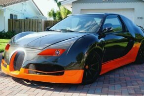 Реплика Bugatti Veyron, созданная на основе Honda Civic 1993 года
