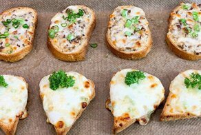 Закусочные и горячие бутерброды (5 Рецептов бутербродов)