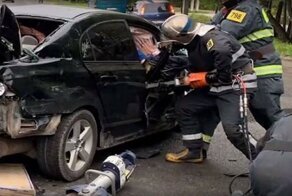 Авария дня. В Калуге лихач устроил серьезное ДТП