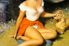 Красотки в стиле пин-ап, от американского художника Билла Мэдкалфа