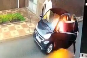 В Украине киллеры чуть не сожгли сами себя