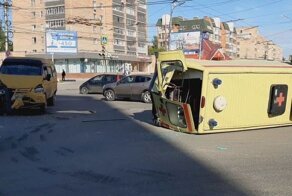 Авария дня. ДТП с участием скорой помощи в Рязани