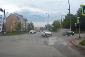 В Пермском крае женщина проехала на красный и совершила ДТП
